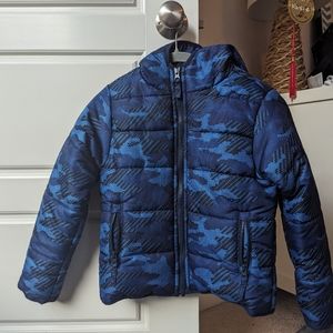 Boys size 7 blue puffer jacket